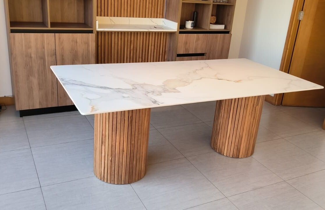Comedor Palillaje Mármol Brasilia - Imagen 2