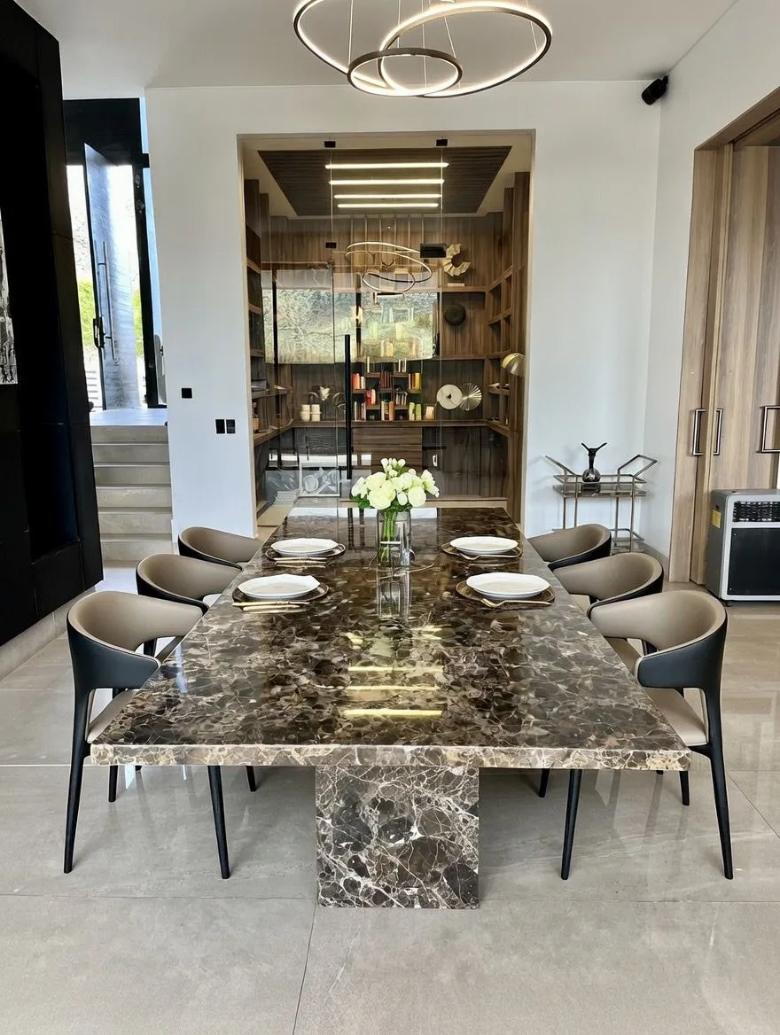 Comedor Mármol Contemporáneo