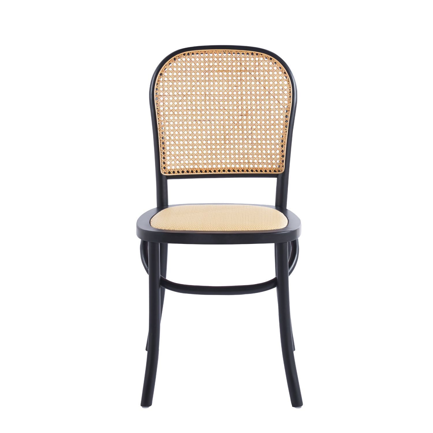 Silla Lombardia Madera Rattan - Imagen 4
