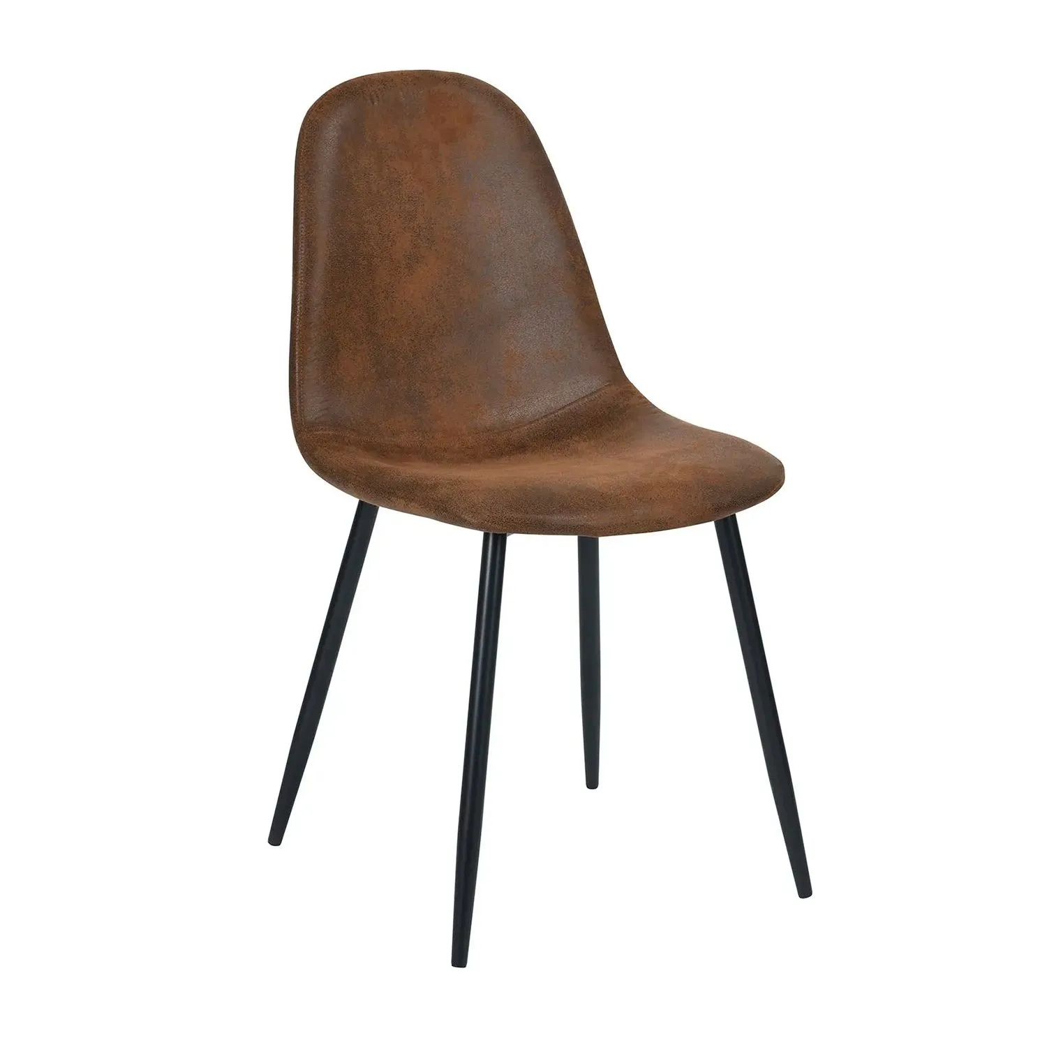 Silla Spoon Ecocuero vintage - Imagen 2