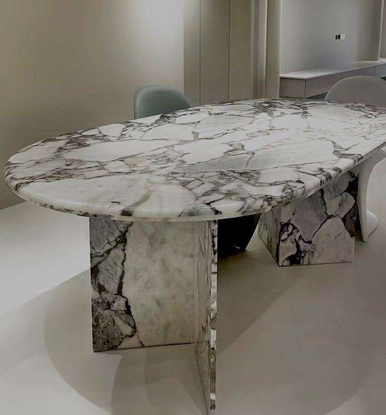 Comedor Mármol Ovalo - Imagen 3