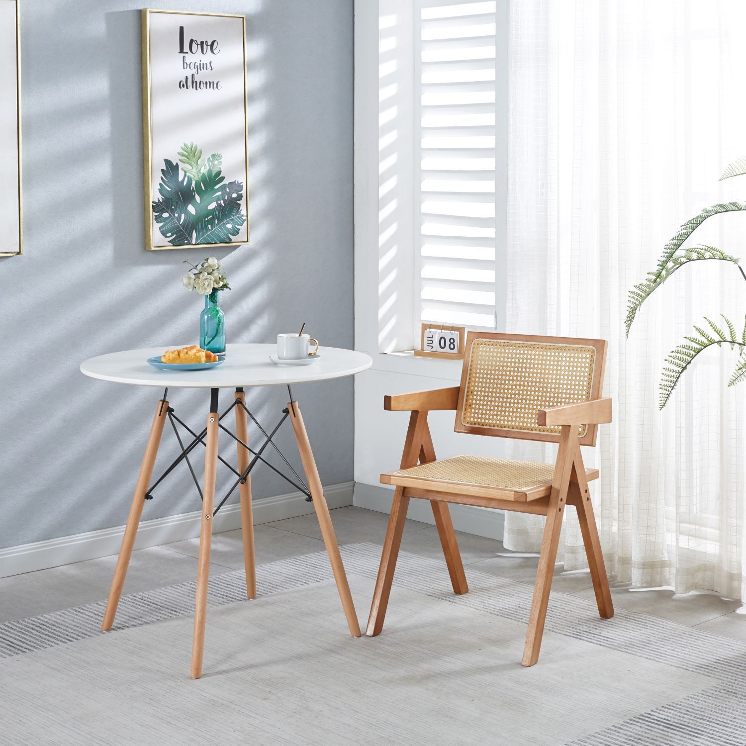 Silla Chandigarh Rattan - Imagen 2