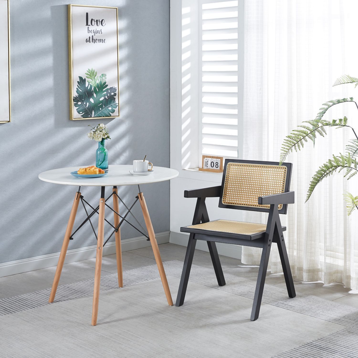Silla Chandigarh Rattan - Imagen 6