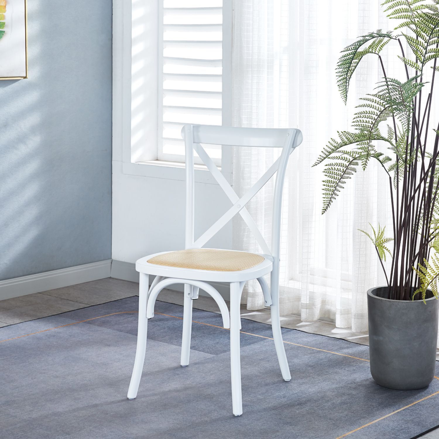 Silla de Ratan en Madera B - Imagen 2